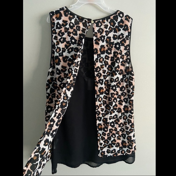 H&M Leopard Print Tank with Back Slit - Picture 3 of 5